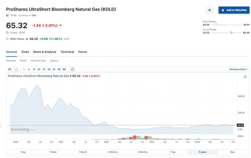 숏의 말로(천연가스, 코스피, 풋 옵션)