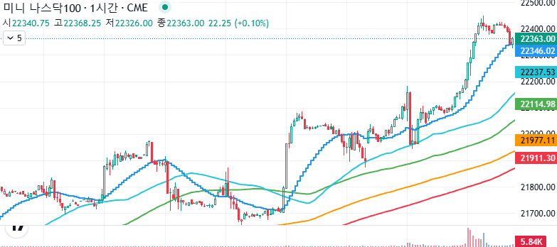 나스닥 차트 분석 24.12.17