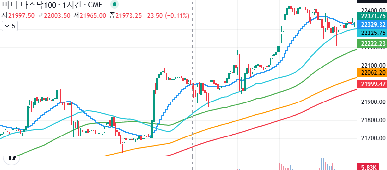나스닥 차트 분석 24.12.18