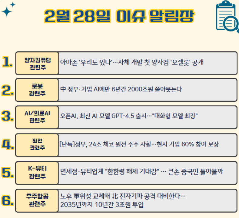 2월 28일 이슈알림장